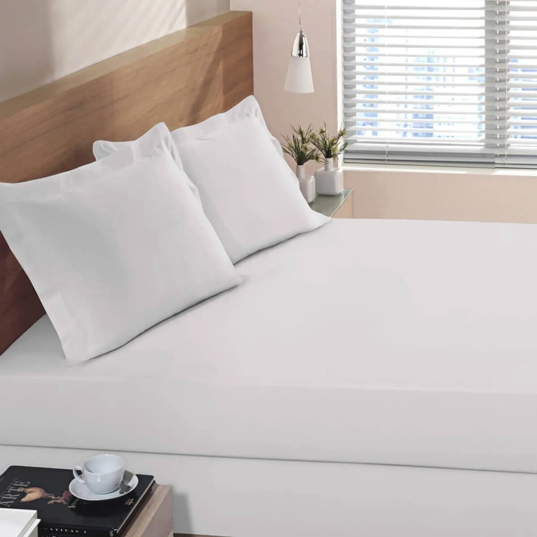 Bouton Fronhas 100% Algodao 2 Pcs 407 Branco