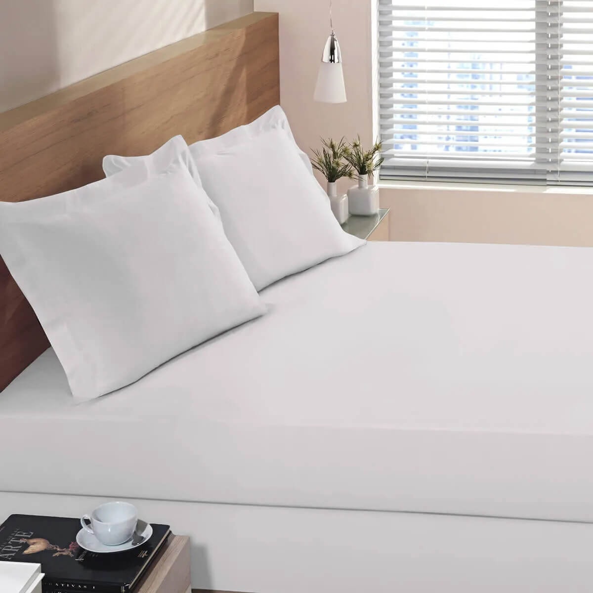 Bouton Fronhas 100% Algodao 2 Pcs 407 Branco