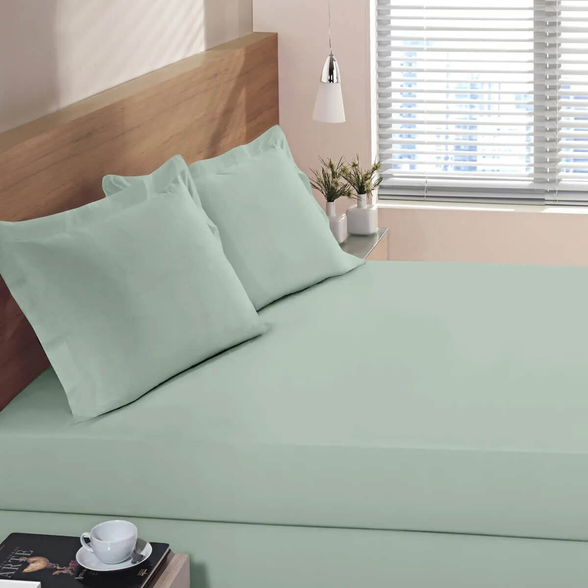 Bouton Fronhas 100% Algodao 2 Pcs 407 Verde Lunar