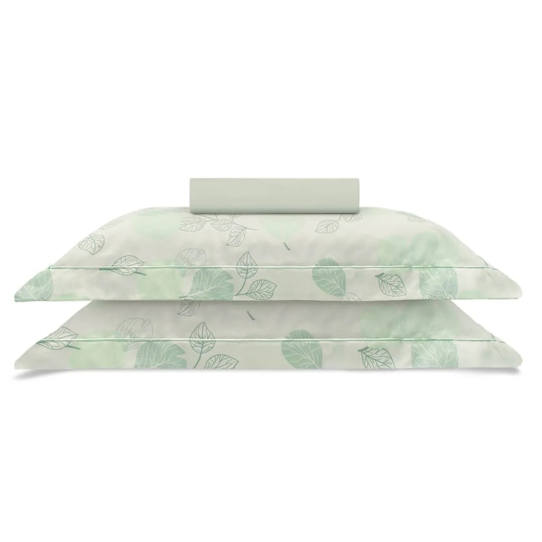 Bouton Jogo Casal Simples Fio 180 3Pcs Reflete Casal Jussara Menta Bouton Jogo Casal Simples Fio 180 3Pcs Reflete Casal Jussara Menta