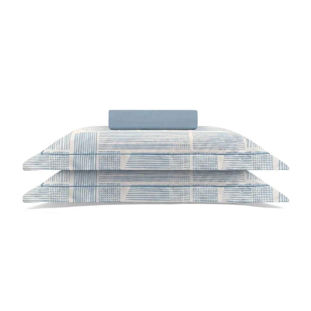 Bouton Jogo Casal Simples Fio 180 3Pcs Reflete Casal Roland Azul Bouton Jogo Casal Simples Fio 180 3Pcs Reflete Casal Roland Azul