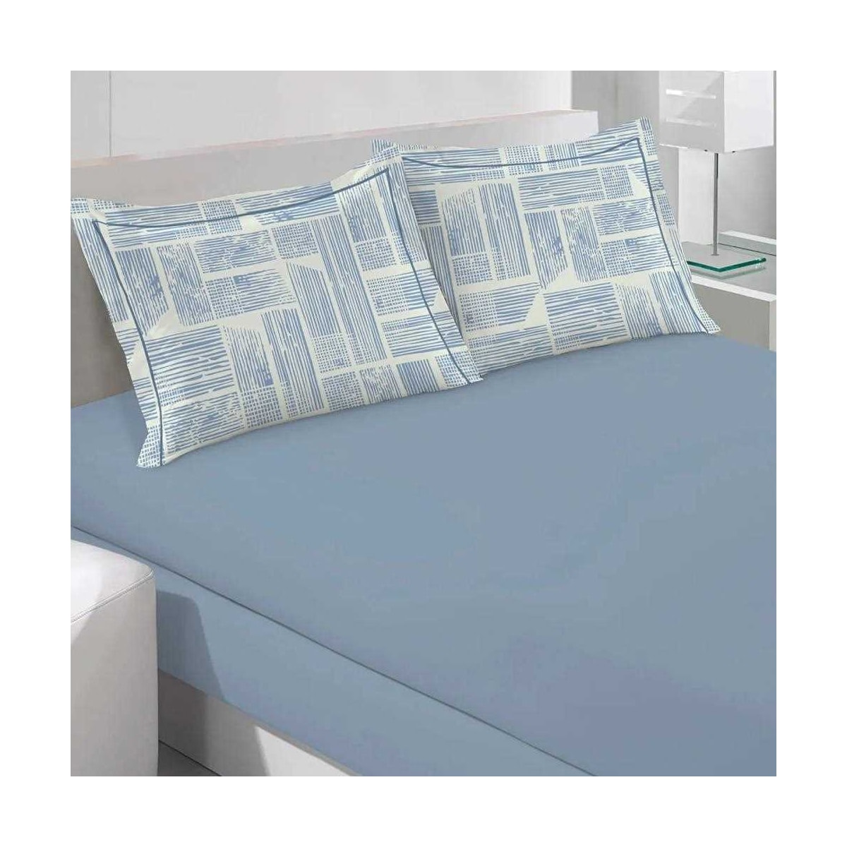 Bouton Jogo Casal Simples Fio 180 3Pcs Reflete Casal Roland Azul Bouton Jogo Casal Simples Fio 180 3Pcs Reflete Casal Roland Azul