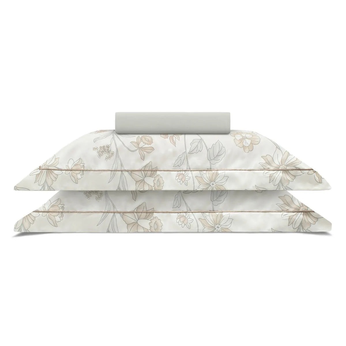 Bouton Jogo Casal Simples Fio 180 3Pcs Reflete Casal Trudy Bege Bouton Jogo Casal Simples Fio 180 3Pcs Reflete Casal Trudy Bege