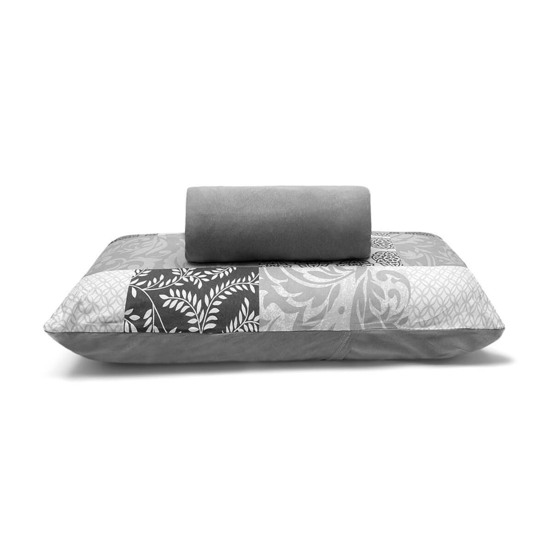 Bouton Jogo De Cama  Basic  Rolinho Solteiro King 2 Pcs Salim Preto