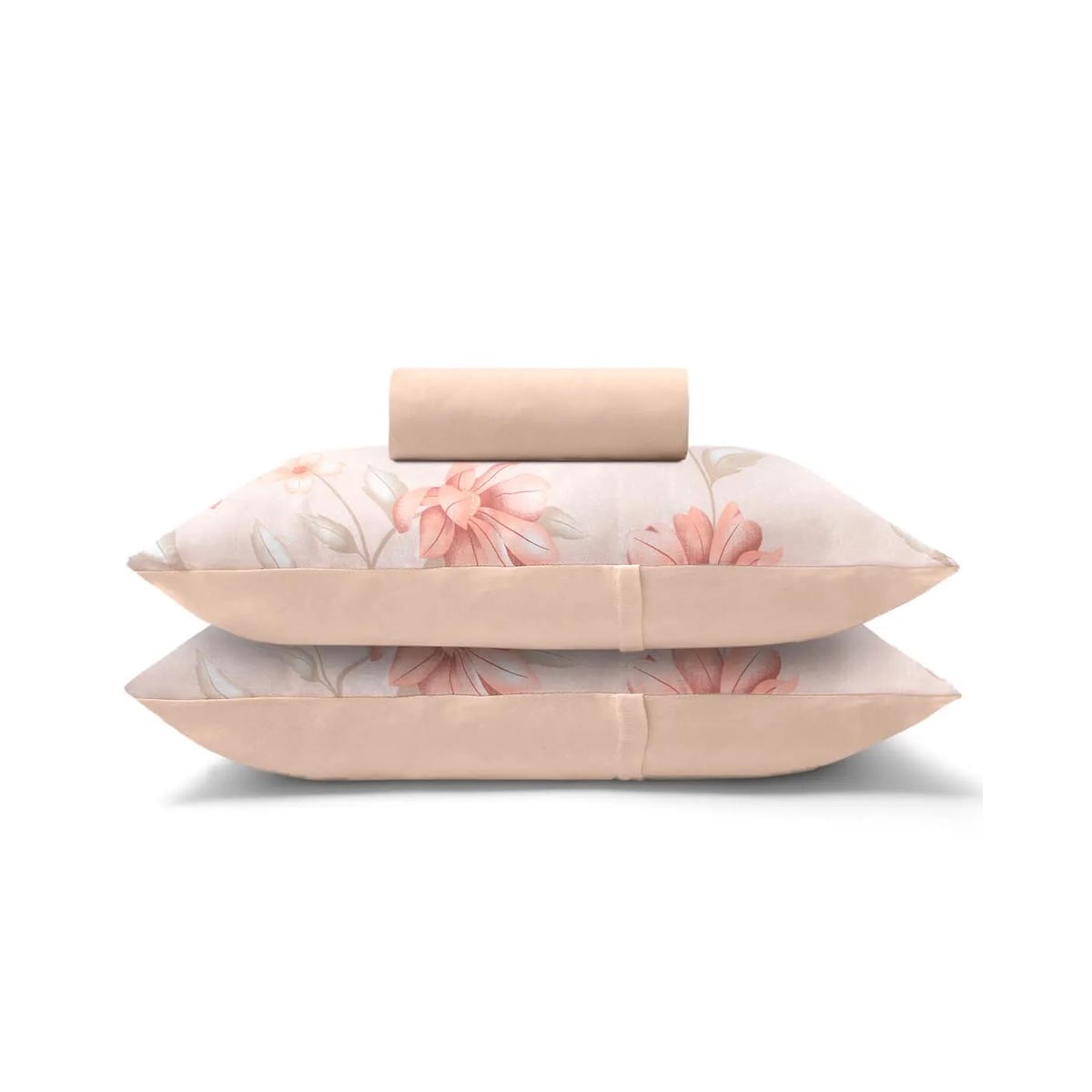 Bouton Jogo Queen 3 Peças Queen Basic Jania Coral Bouton Jogo Queen 3 Peças Queen Basic Jania Coral