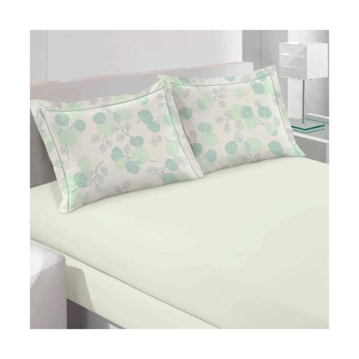 Bouton Jogo Solteiro 180 Fios 2Pcs Reflete Solteiro Jussara Menta