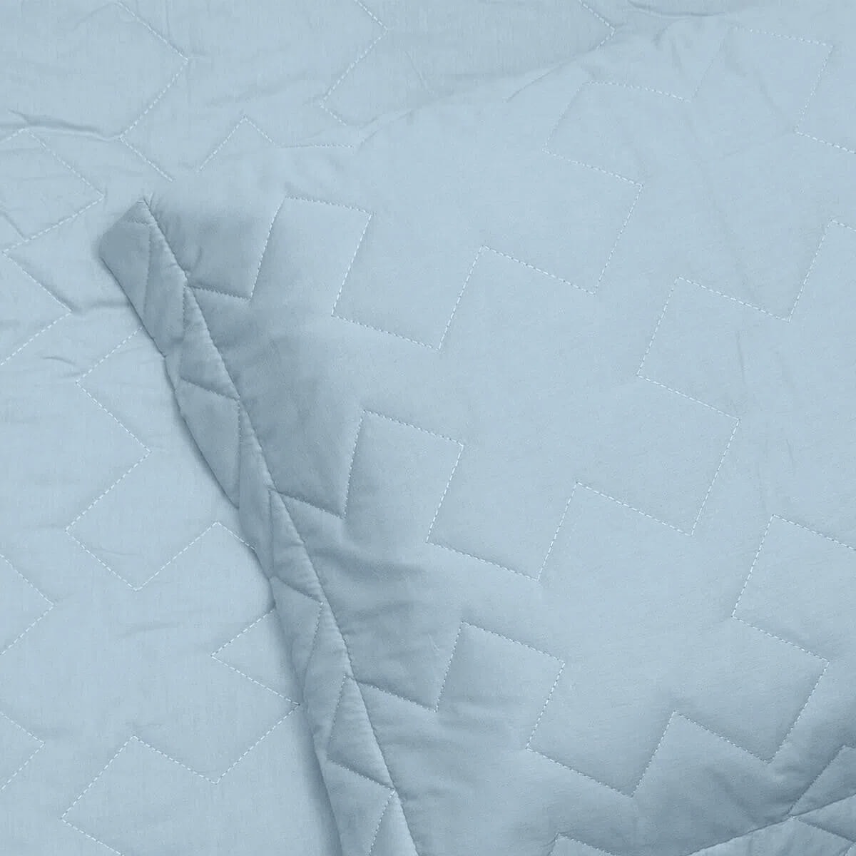 Bouton Porta Travesseiro Matelasse 230 Fios 398 Azul Jeans