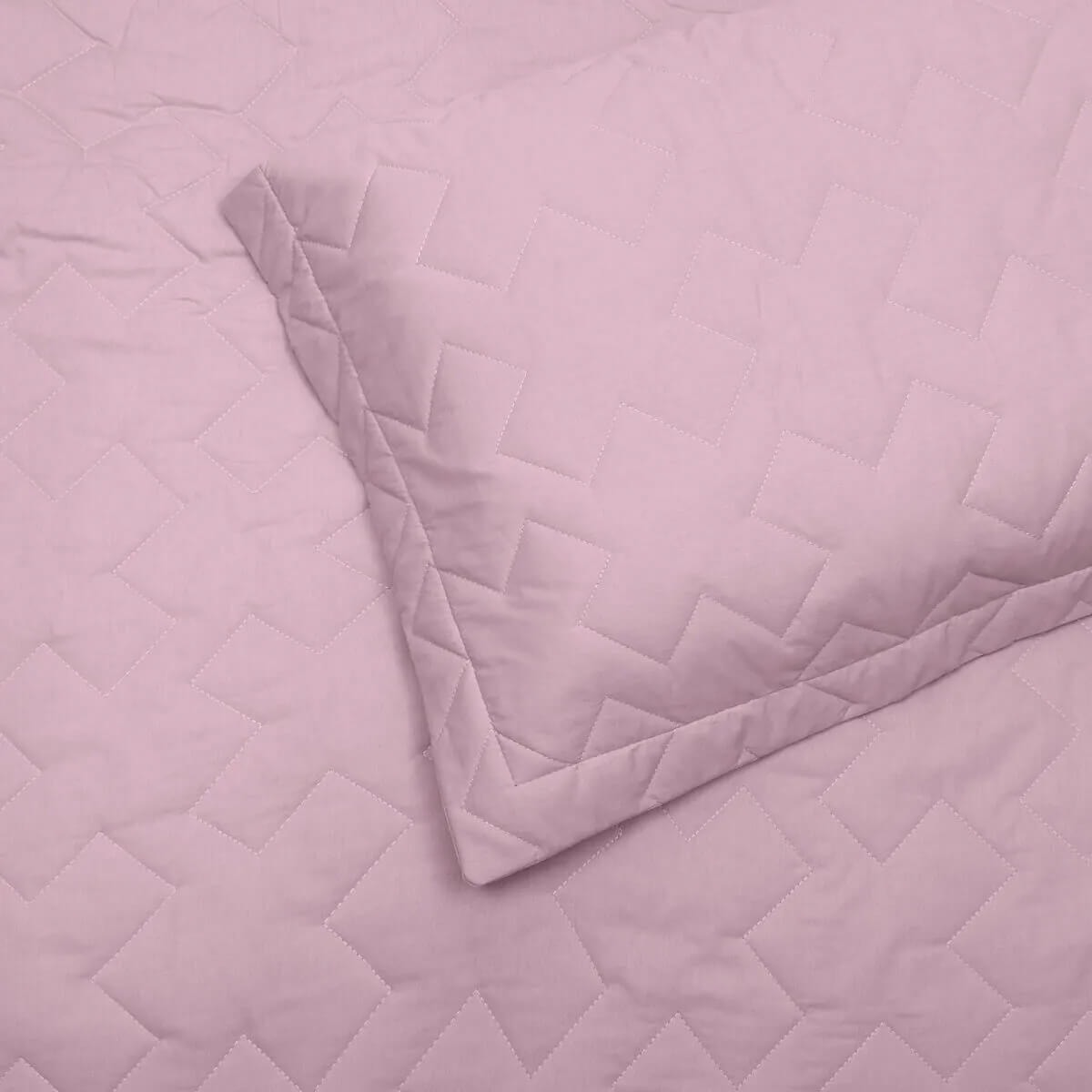 Bouton Porta Travesseiro Matelasse 230 Fios 398 Color Rosa Chic