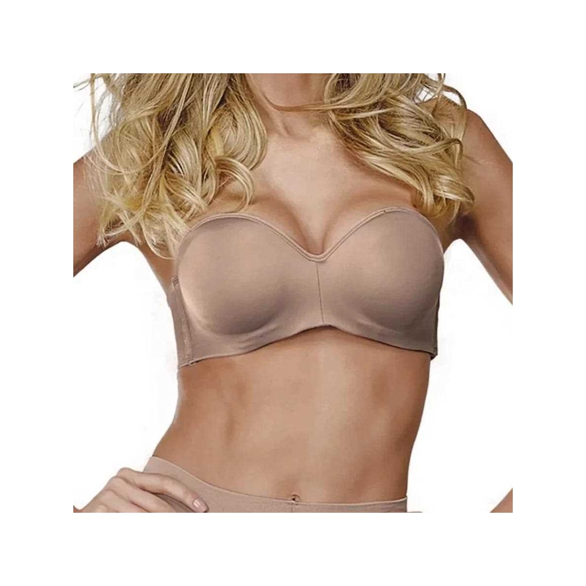 Bustie Demillus Vertigem 067858 55 55 - Bege Rosado Bustie Demillus Vertigem 067858 55 55 - Bege Rosado