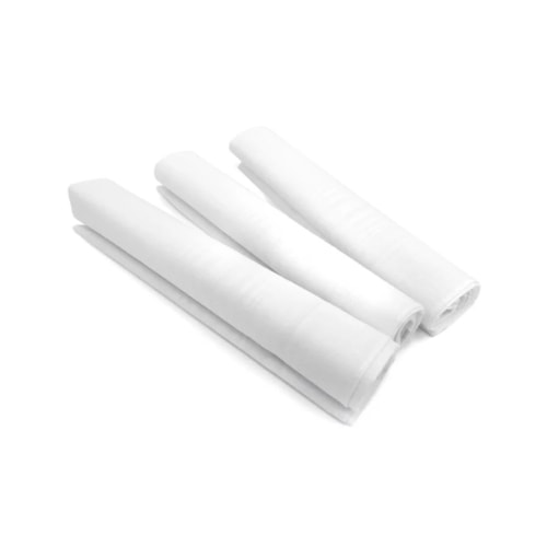 Detalhe - Caixa 3 Lenços Presidente Premier 704 100% Algodão Cores Diversas Divers.