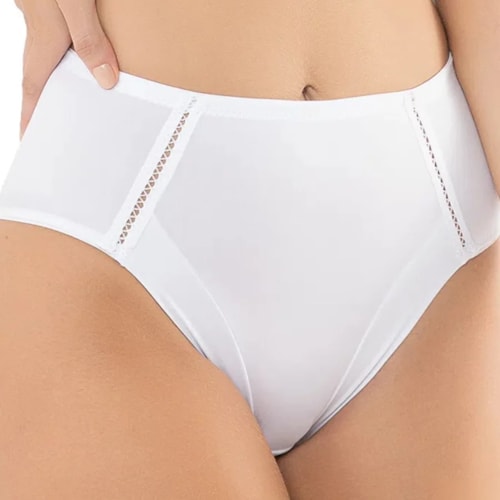 Calça Delrio Larga Em Sensitive V50614 Branco