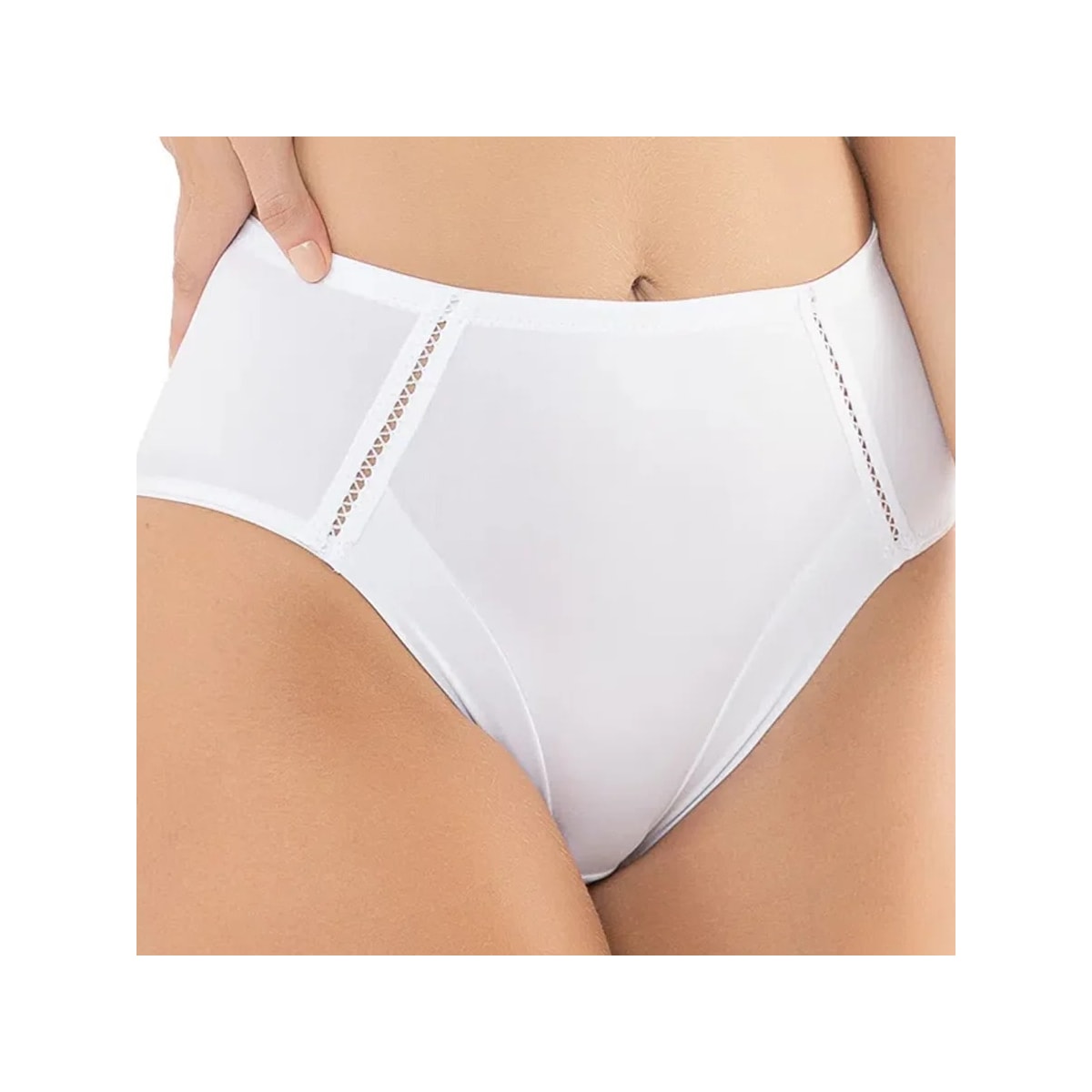 Calça Delrio Larga Em Sensitive V50614 Branco