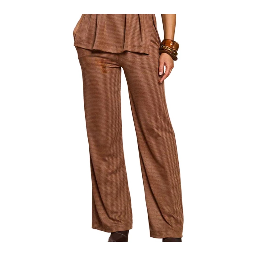 Calça Doce Trama Feminina Social 106275 Cafe