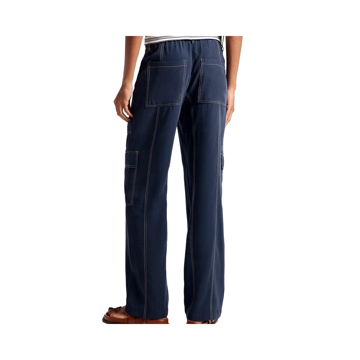Calça Hering Feminina Cargo Peach Touch K6mw Azul Marinho Calça Hering Feminina Cargo Peach Touch K6mw Azul Marinho