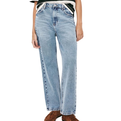 Calça Hering Feminina Jeans Reta H9KK Jeans