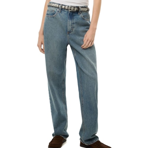 Calça Hering Feminina Jeans Reta H9UN Jeans