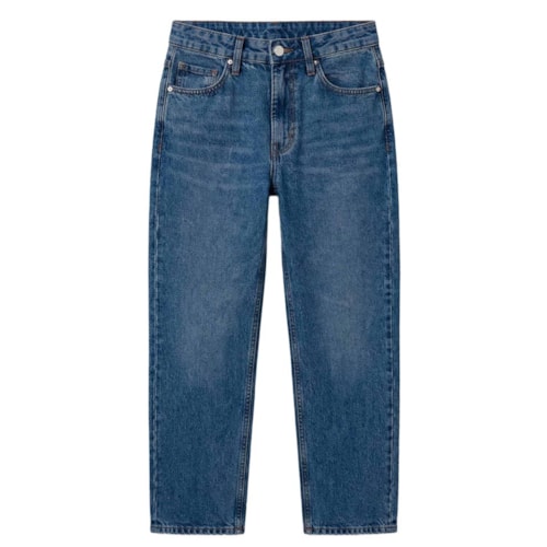 Calça Hering Feminina Jeans Wide Leg H9UU