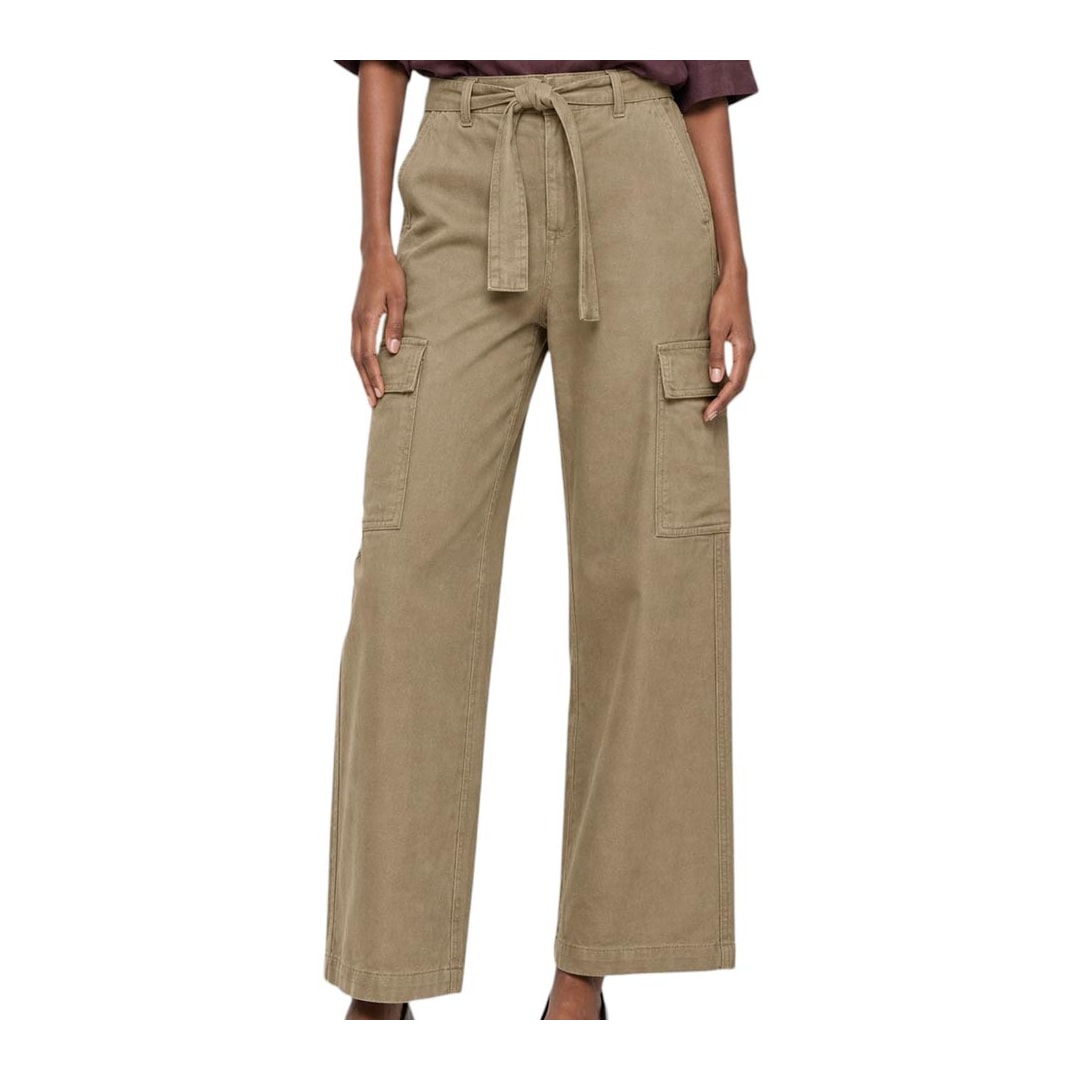 Calça Hering Feminina Social Reta Cargo Em Liocel K6tj Caqui