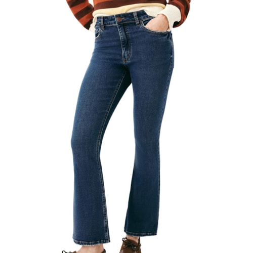 Calça Hering Jeans Feminina Flare Petit H9FM