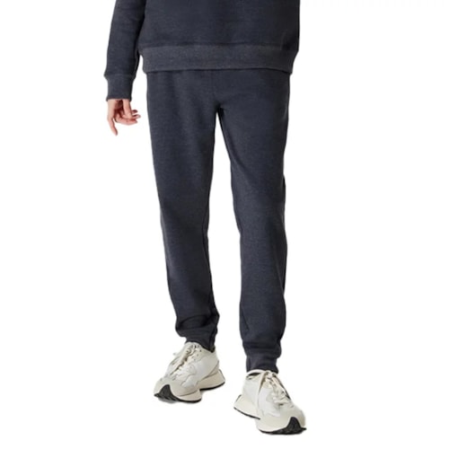 Detalhe - Calça Hering Masculina Moletom 05M3 Chumbo MD307S