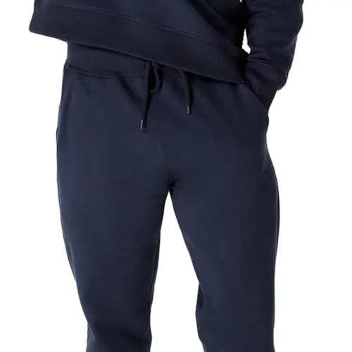 Detalhe - Calça Hering Masculina Moletom 05M3 Marinho AX7EN