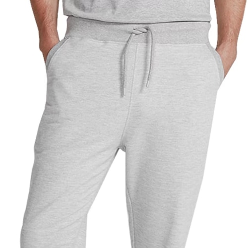 Detalhe - Calça Hering Masculina Moletom 05M3 Mescla Claro