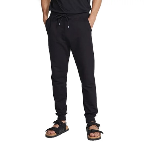 Calça Hering Masculina Moletom 05M3 Preto