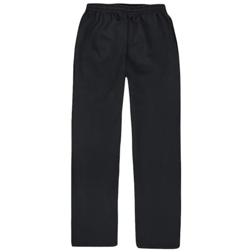 Detalhe - Calça Hering Masculina Moleton 053U Preto
