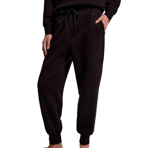 Calça Hering Moletom Feminina K60f Preta