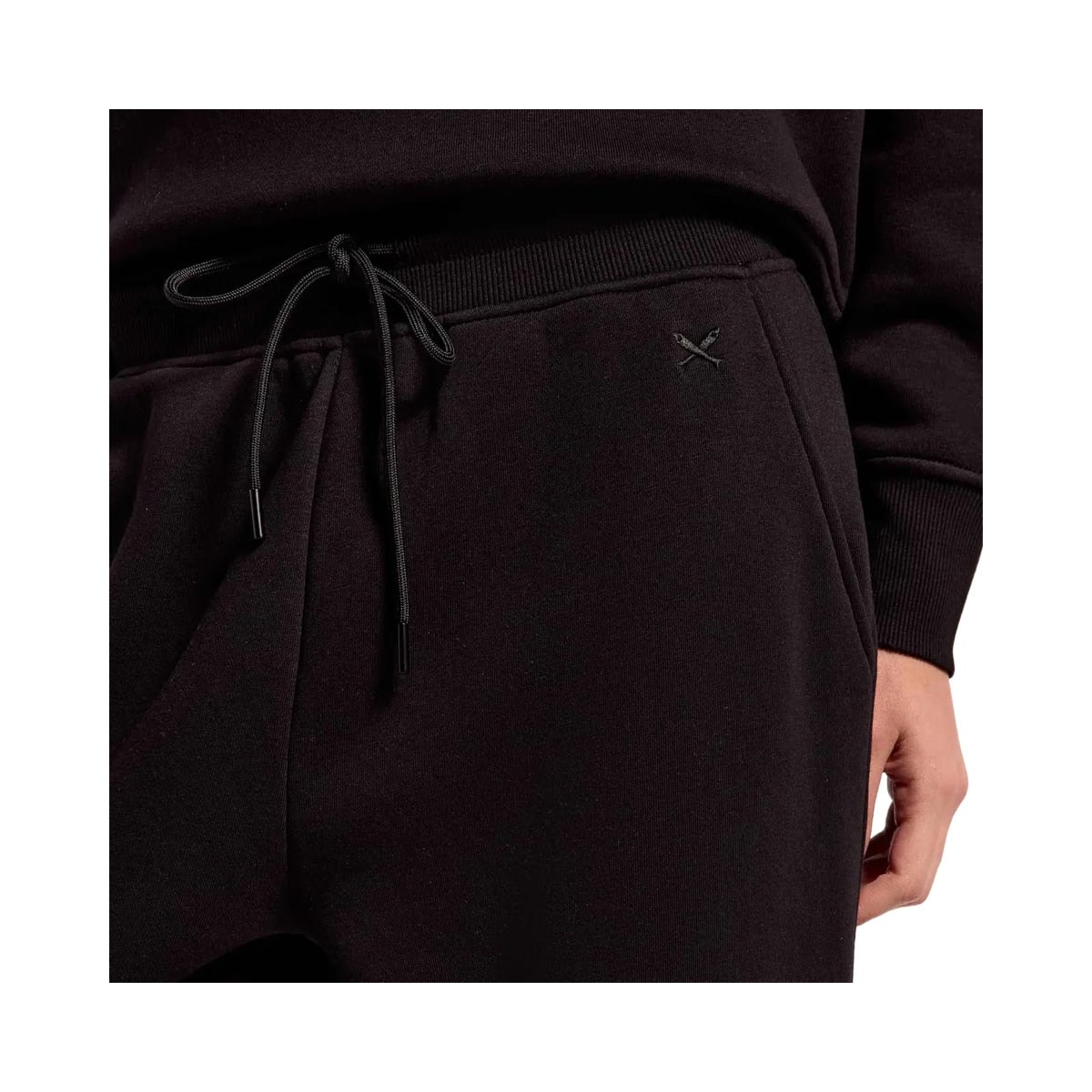 Calça Hering Moletom Feminina K60f Preta Calça Hering Moletom Feminina K60f Preta