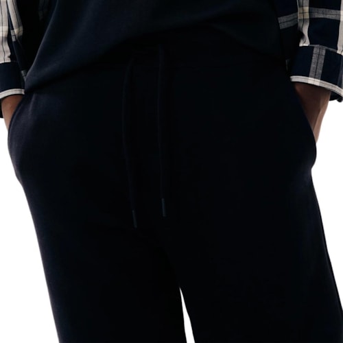 Detalhe - Calça Hering Moletom Masculina 05M3 Preta