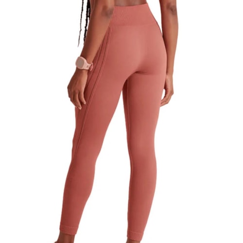 Detalhe - Calça Lupo Legging Max 71053 Telha