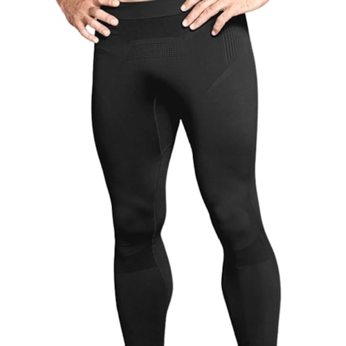 Detalhe - Calça Lupo Térmica X-Run Preto