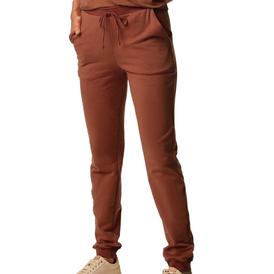 Calça Malwee Feminina Moletom 50965 Marrom Escuro Calça Malwee Feminina Moletom 50965 Marrom Escuro