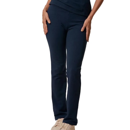Calça Malwee Moletom Feminina 26303 Marinho