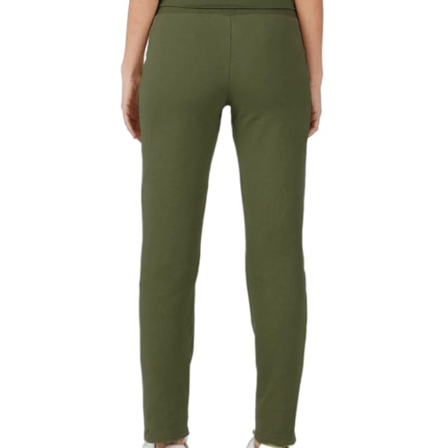 Detalhe - Calça Malwee Moletom Feminina 26303 Musgo