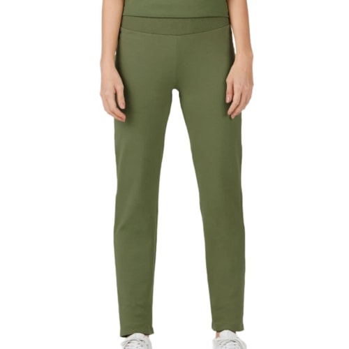 Calça Malwee Moletom Feminina 26303 Musgo
