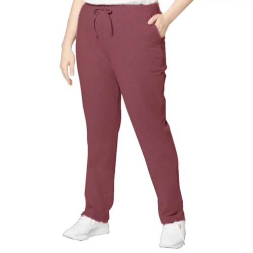 Calça Malwee Moletom Feminina 98612 Goiaba