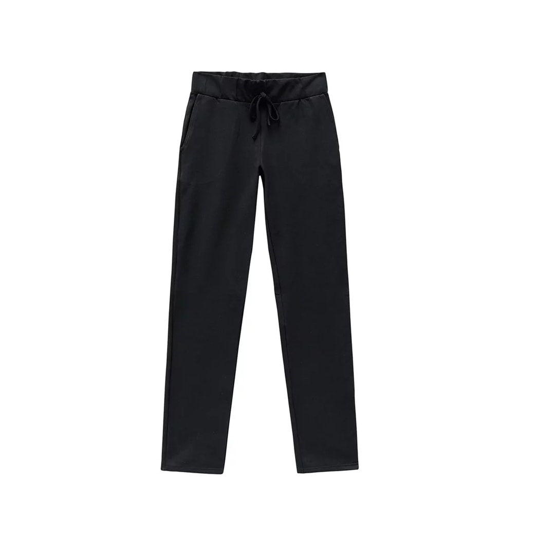 Calça Malwee Reta Moletom 50964 Preto Calça Malwee Reta Moletom 50964 Preto
