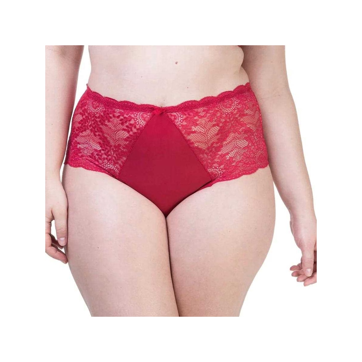 Calça Marcyn Alta Lateral Renda 534.382 Cereja Calça Marcyn Alta Lateral Renda 534.382 Cereja