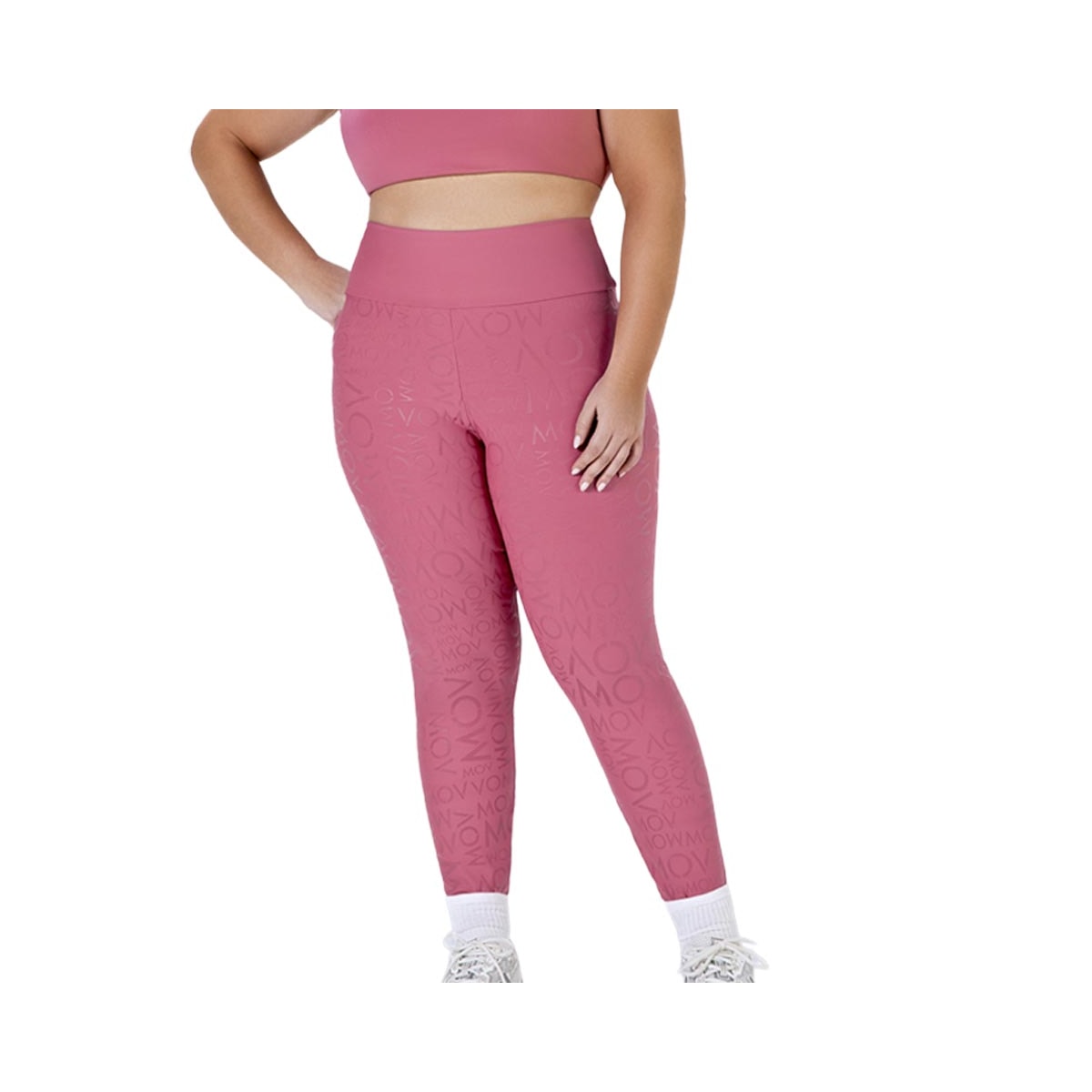 Calça Mov Blackout Fitness V0002 Blush