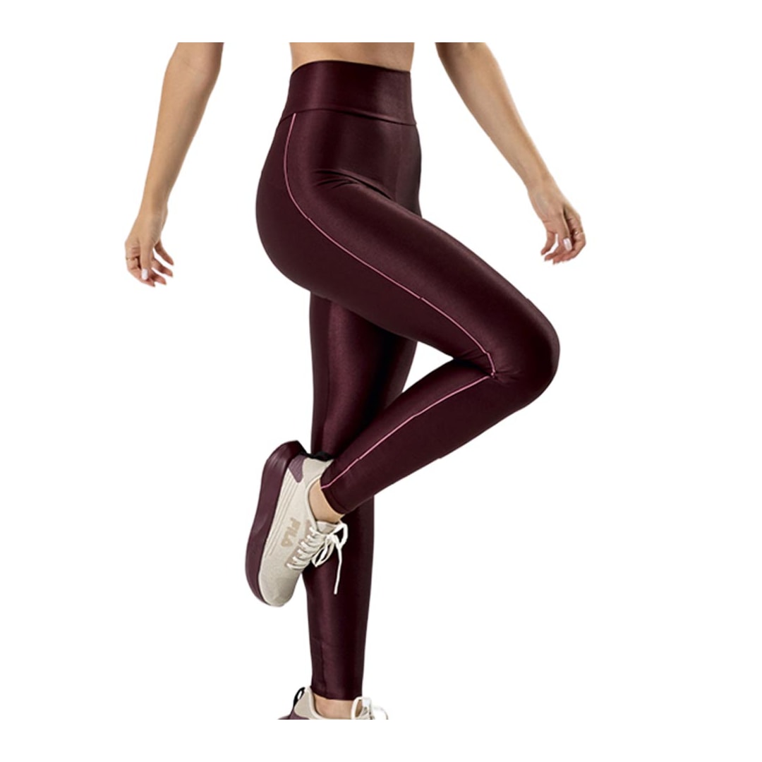 Calça Mov Glow Fit M0431 Burgundy