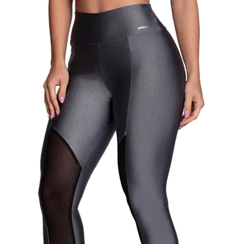 Detalhe - Calça Selene Fitness 24652 Chumbo