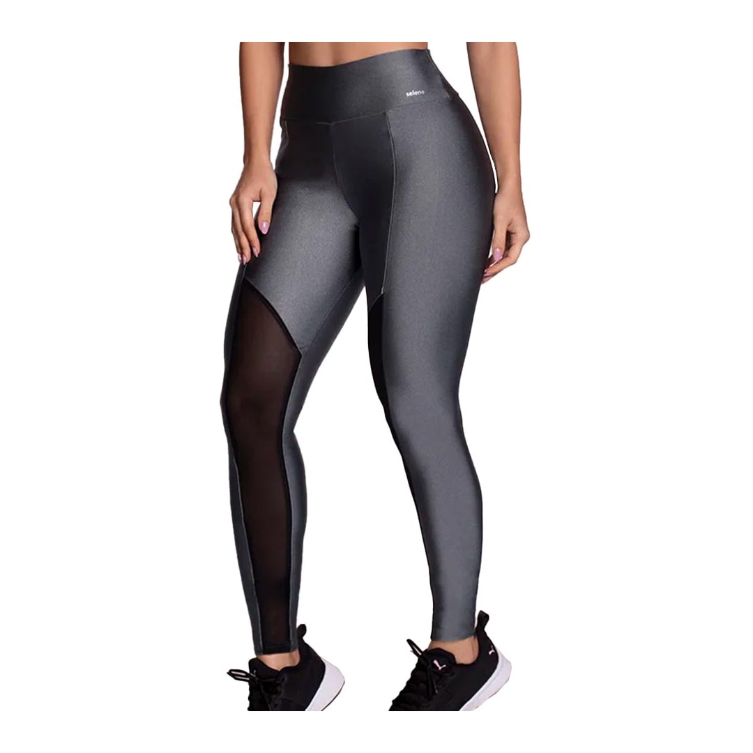 Calça Selene Fitness 24652 Chumbo Calça Selene Fitness 24652 Chumbo