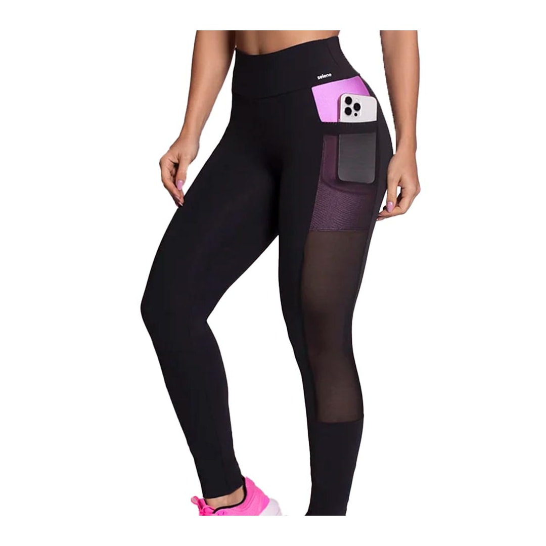 Calça Selene Fitness 24657 Preto Calça Selene Fitness 24657 Preto