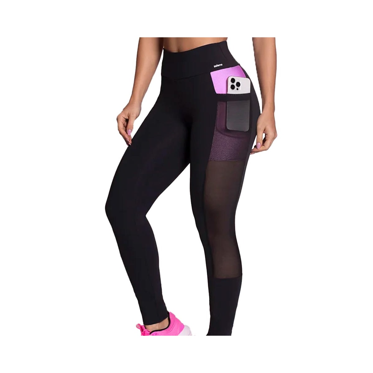 Calça Selene Fitness 24657 Preto Calça Selene Fitness 24657 Preto