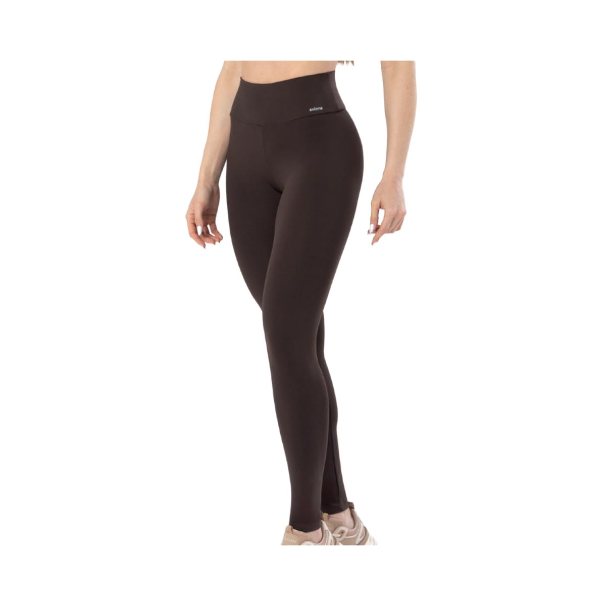 Calça Selene Fitness Com Bolso 24696 Cafe