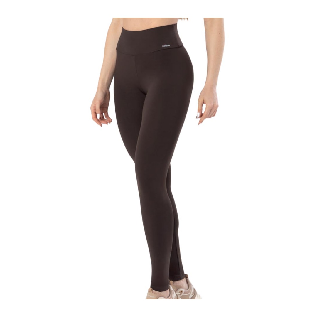 Calça Selene Fitness Com Bolso 24696 Cafe