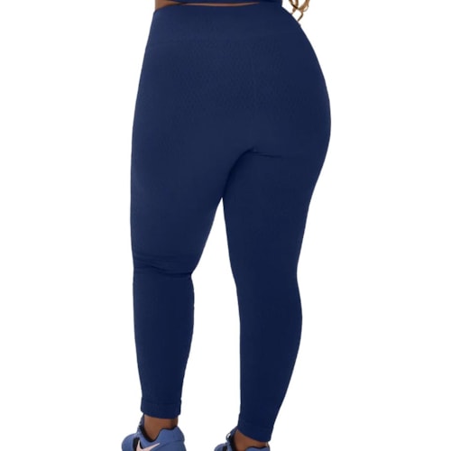 Detalhe - Calça Zee Rucci Legging Sem Costura Zr0601-068 V01 Marinho