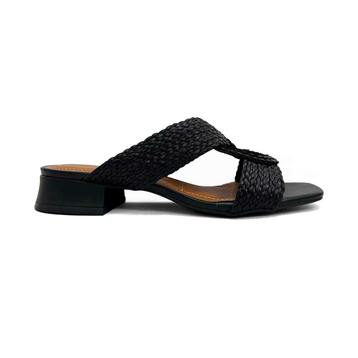 Calçados Feminino Valentina Tamanco Feminino Salto Baixo 455007 Preto Calçados Feminino Valentina Tamanco Feminino Salto Baixo 455007 Preto